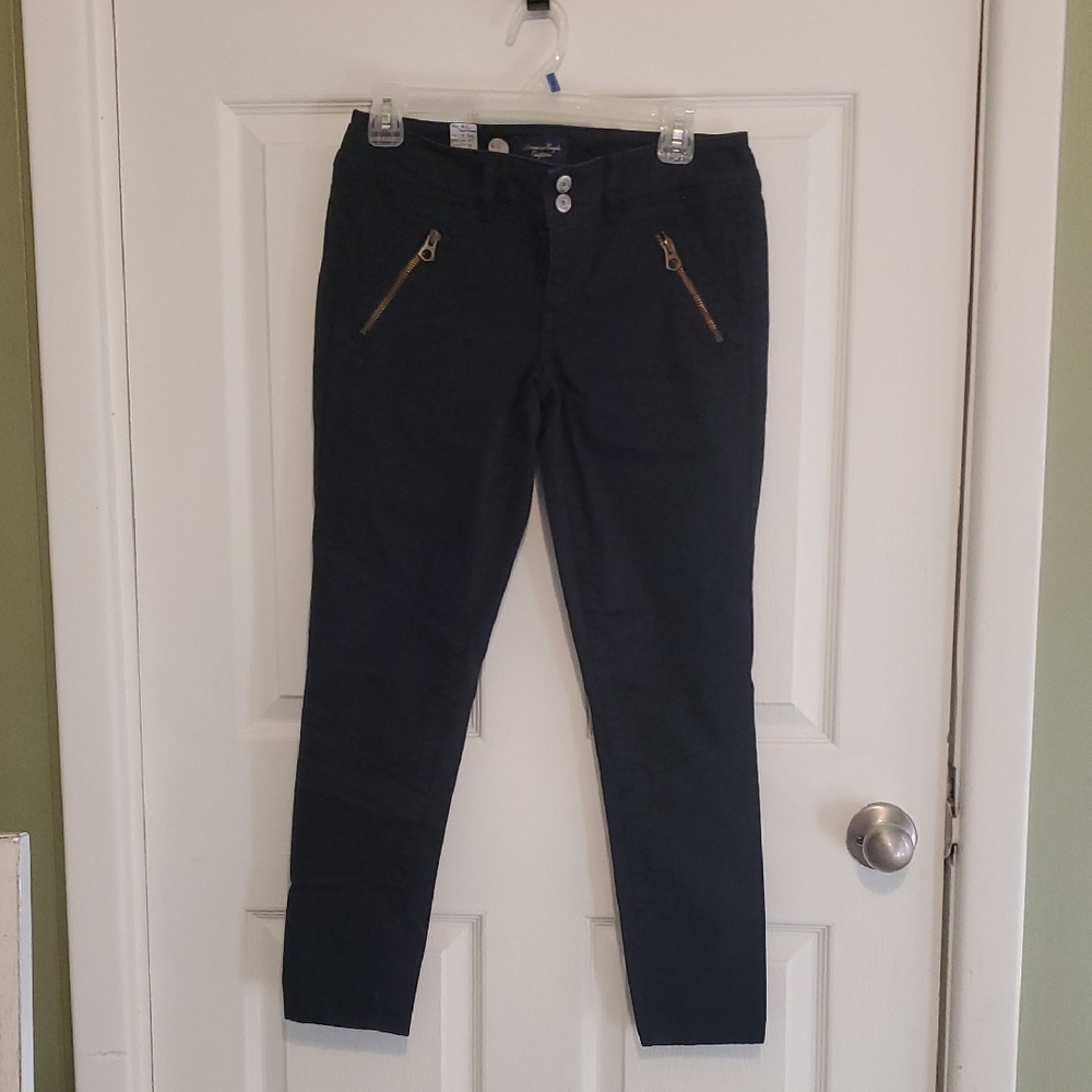 American Eagle Outfitters Black Casual  Quilted Pants